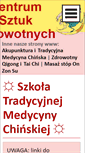 Mobile Screenshot of centrumsztukzdrowotnych.pl